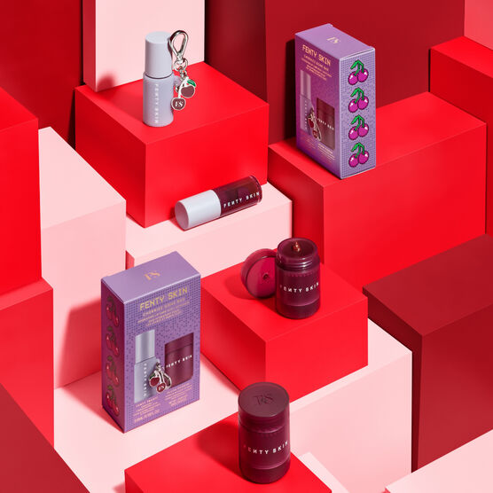 Kit Labial Fenty Skin Le Sweet Cherriez Collection Black Cherry